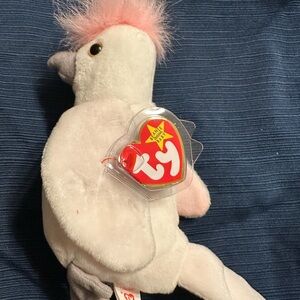 Ty Beanie Baby KuKu the cockatoo